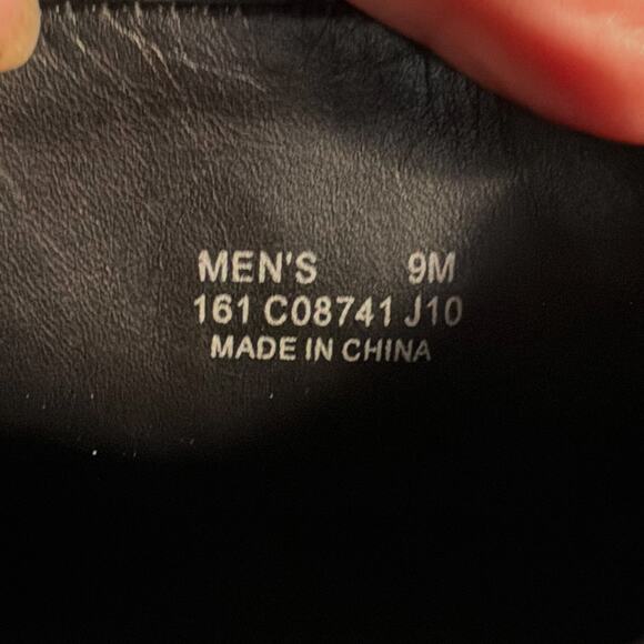Men\'s Size 9 COLE HAAN Men\'s Premium Black Leather Zip Up Chelsea Boots EUC main image 11